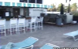 Pumped up buddy eagerly eats busty stupefying gf Reagan's cunny previous to pounding it