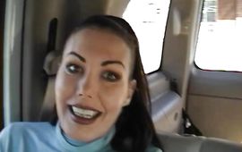 Charming minx Nancy gets hammered hard