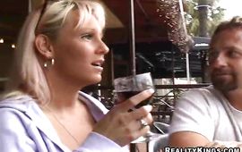Enticing aged blond Payton is eagerly sucking male's love stick and expecting to get fucked very hard