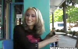 Hot blond minx Janice rides a chunky shaft like a boss