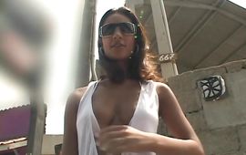 Overwhelming brown-haired Nandi is having some good sex