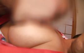 Gorgeous girl with round tits has her delicate quim passionately eaten and drilled