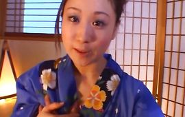 Startling Shizuku Morino with wet babe pot receives a shaft