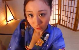 Startling Shizuku Morino with wet babe pot receives a shaft