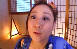 Startling Shizuku Morino with wet babe pot receives a shaft