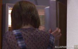 Delicious mature doxy Azusa Itagaki loves sloppy oral games with her buddy