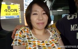 Breathtaking girlie with large tits is sucking and fucking all day long and enjoying every second of it