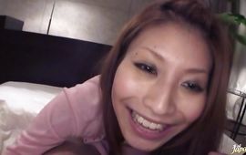 Sexy mature Sana asked pussy tester to have some joy with her until she cums
