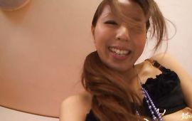 Luscious mature playgirl Manami Nishi is having her 1st fuck of the day and loving it