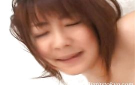 Enticing bosomed Minori Hatsune lusty for large juicy sausage
