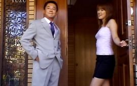 Naughty mature gal Michiru Tamaki receives a biggest facial after the hot act