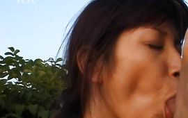 Cute Hayashibara with big tits and buddy are about to fuck in the midst of the day