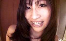Sinful mature maiden Sofia Nikaido with stylish tits can't live without to fuck her playmate and suck dink