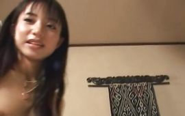 Aroused breasty minx Momo Junna got fucked from the back and got down on her knees to eat cum