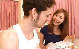 Slutty bosomed Yuma Asami and man are having steamy sex all day lengthy and enjoying it a lot