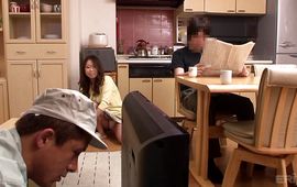 Stupendous big titted mature Riona Sakurai seduces and fucks with a experienced stranger
