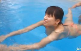 Enchanting big titted mature chick Hana Haruna stirs up interest of a playmate and gives a ride