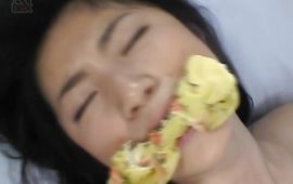 Goluptious Rina Usui discovered a hard cock to suck on
