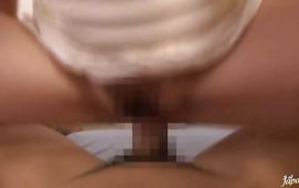 Nasty bosomed Chisa Kirishima gets a huge electrifying agonorgasmos