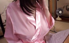 Wanton chick Sayuki Kanno with impressive tits is gangbanged by a stud